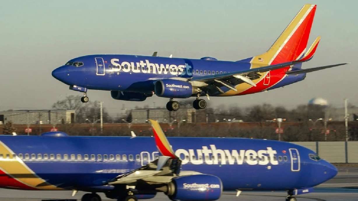 Federal officials are investigating a reported engine fire that forced a Southwest Airlines plane to cancel takeoff and return to the gate at the Lubbock, Texas, airport on Thursday.