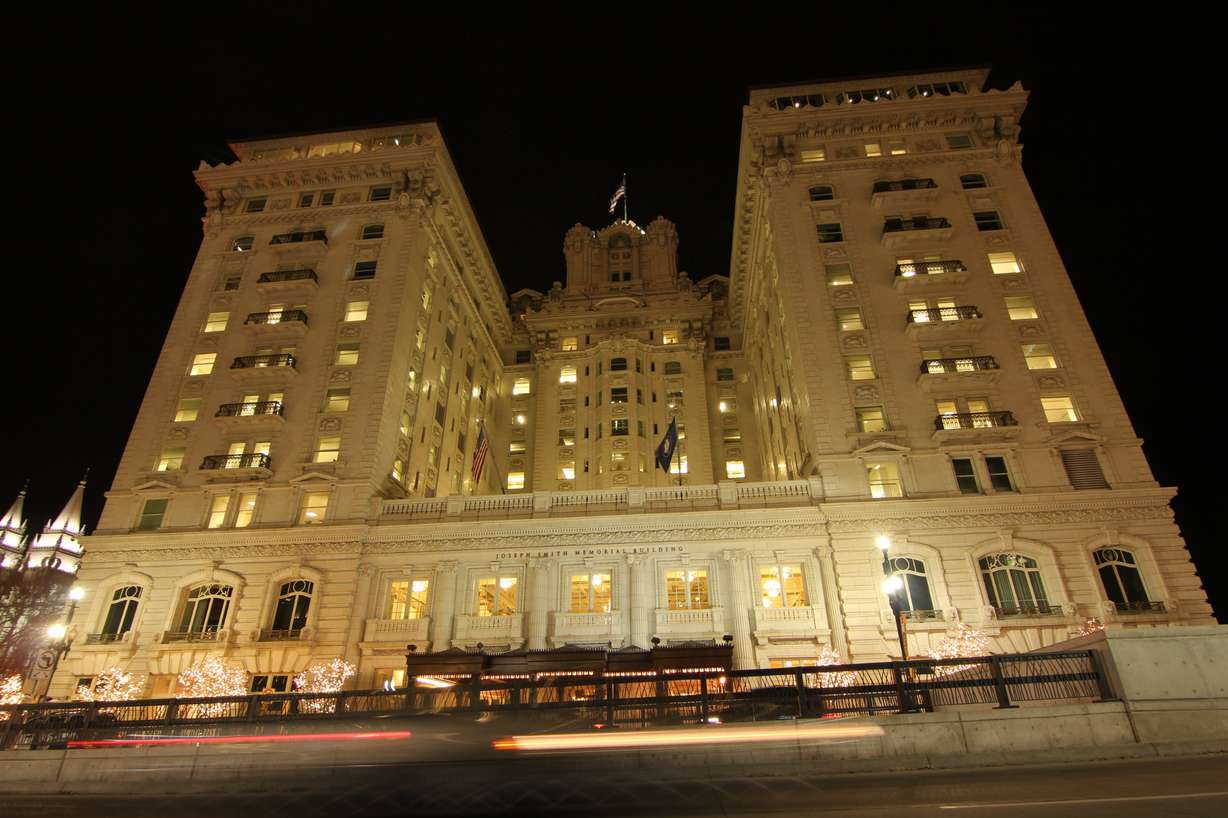 The Joseph Smith Memorial Building is seen in Salt Lake City in this undated photo.