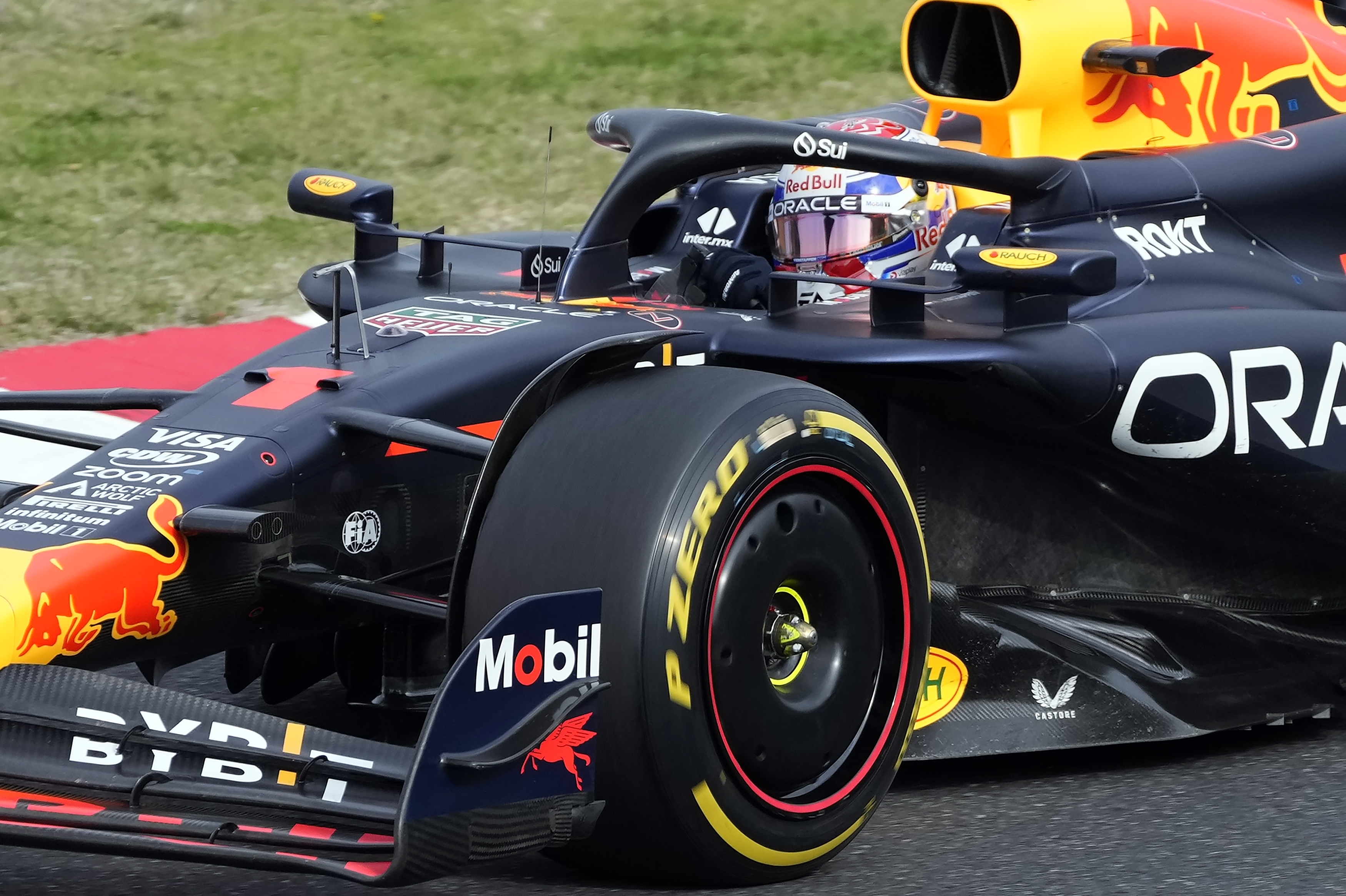 Red Bull driver Max Verstappen of the Netherlands steers his car during the Japanese Formula One Grand Prix at the Suzuka Circuit in Suzuka, central Japan, Sunday, April 7, 2024. 