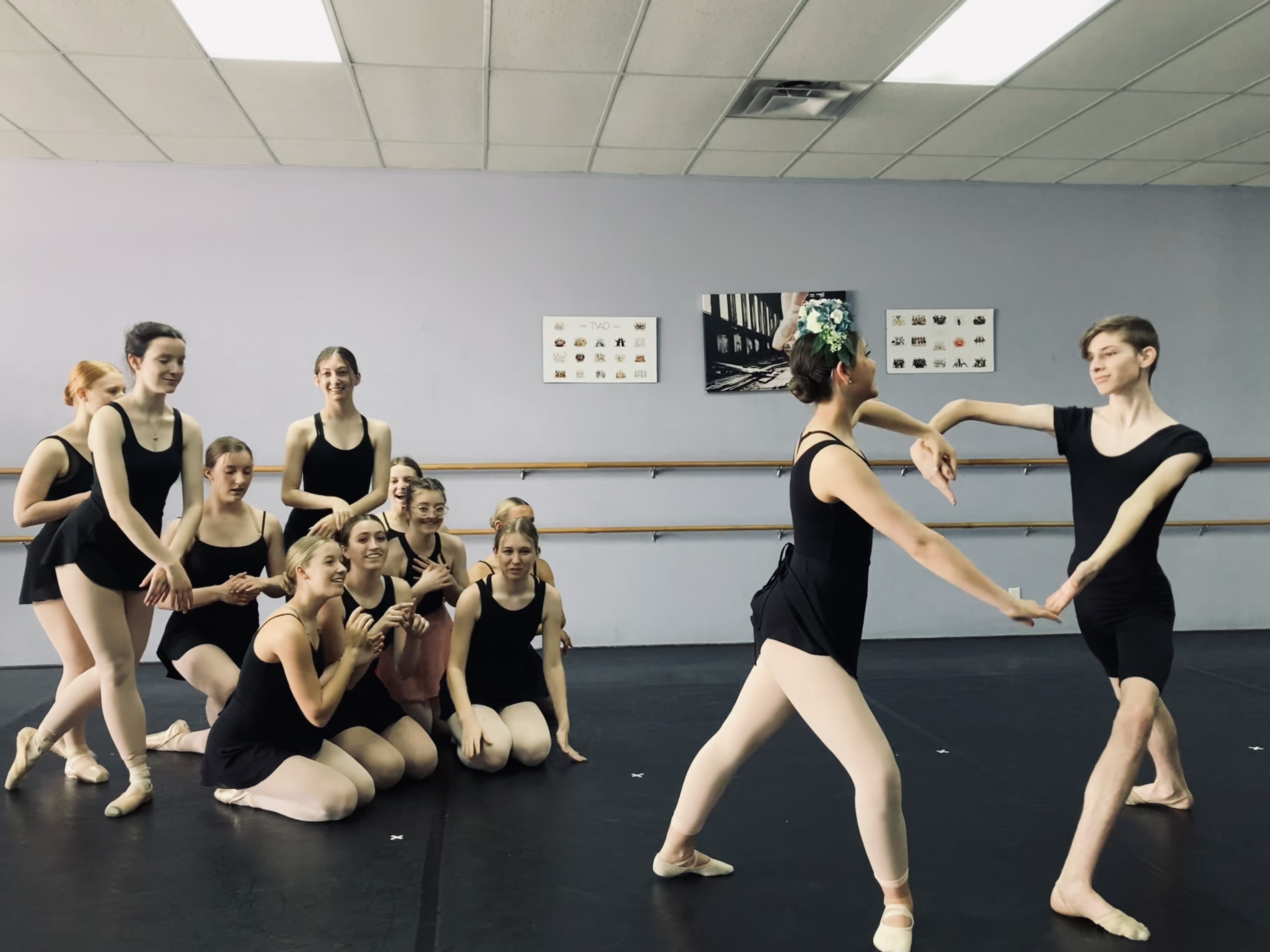 Dancers rehearse on April 6 for the Tooele Valley Academy of Dance's show inspired by a Portuguese fairytale called "The Enchanted Maiden."