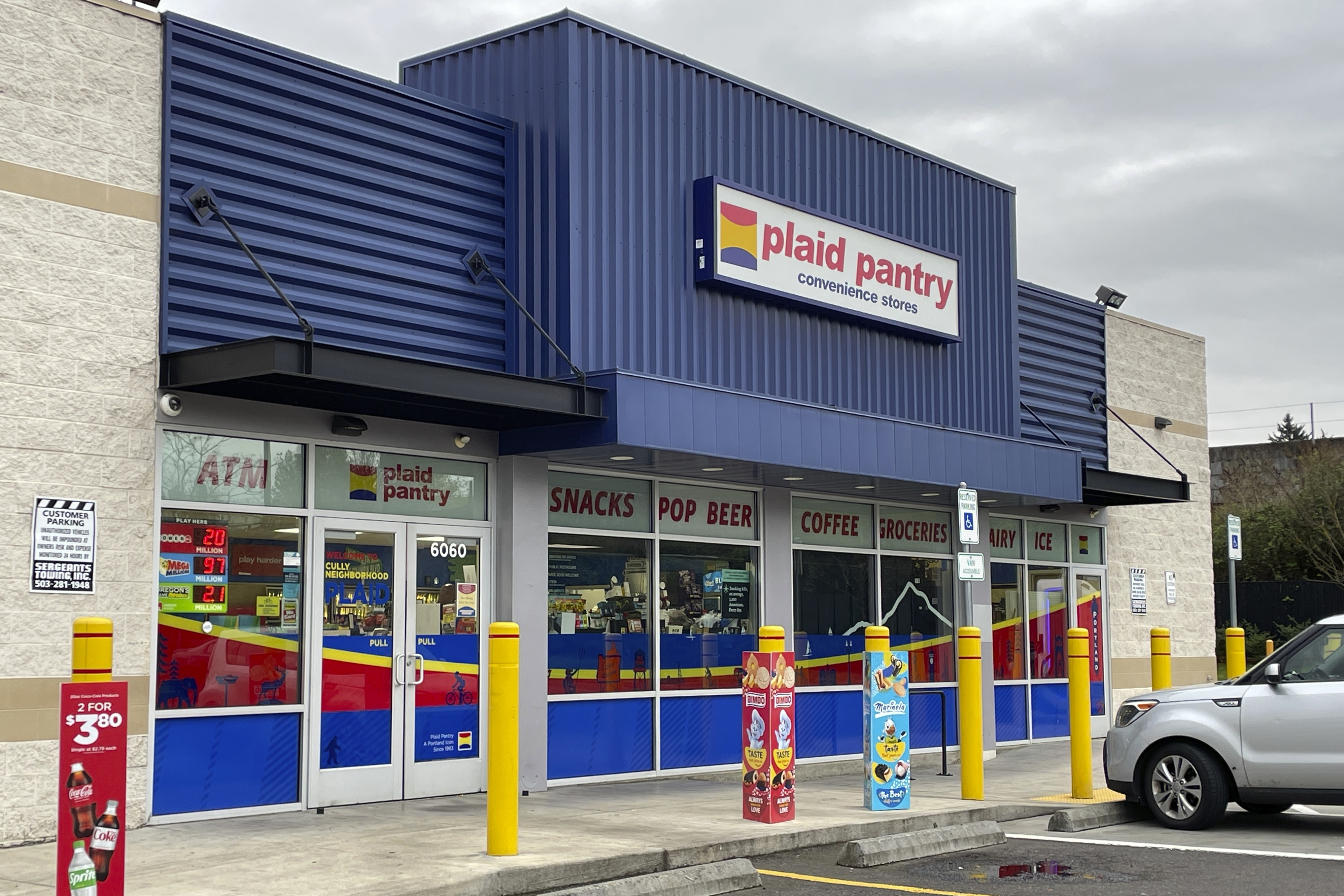 The Plaid Pantry convenience store that sold a $1.3 billion Powerball jackpot, the eighth largest lottery prize in U.S. history, is seen in Portland, Ore., on Monday. The odds of winning a Powerball drawing are 1 in 292 million.