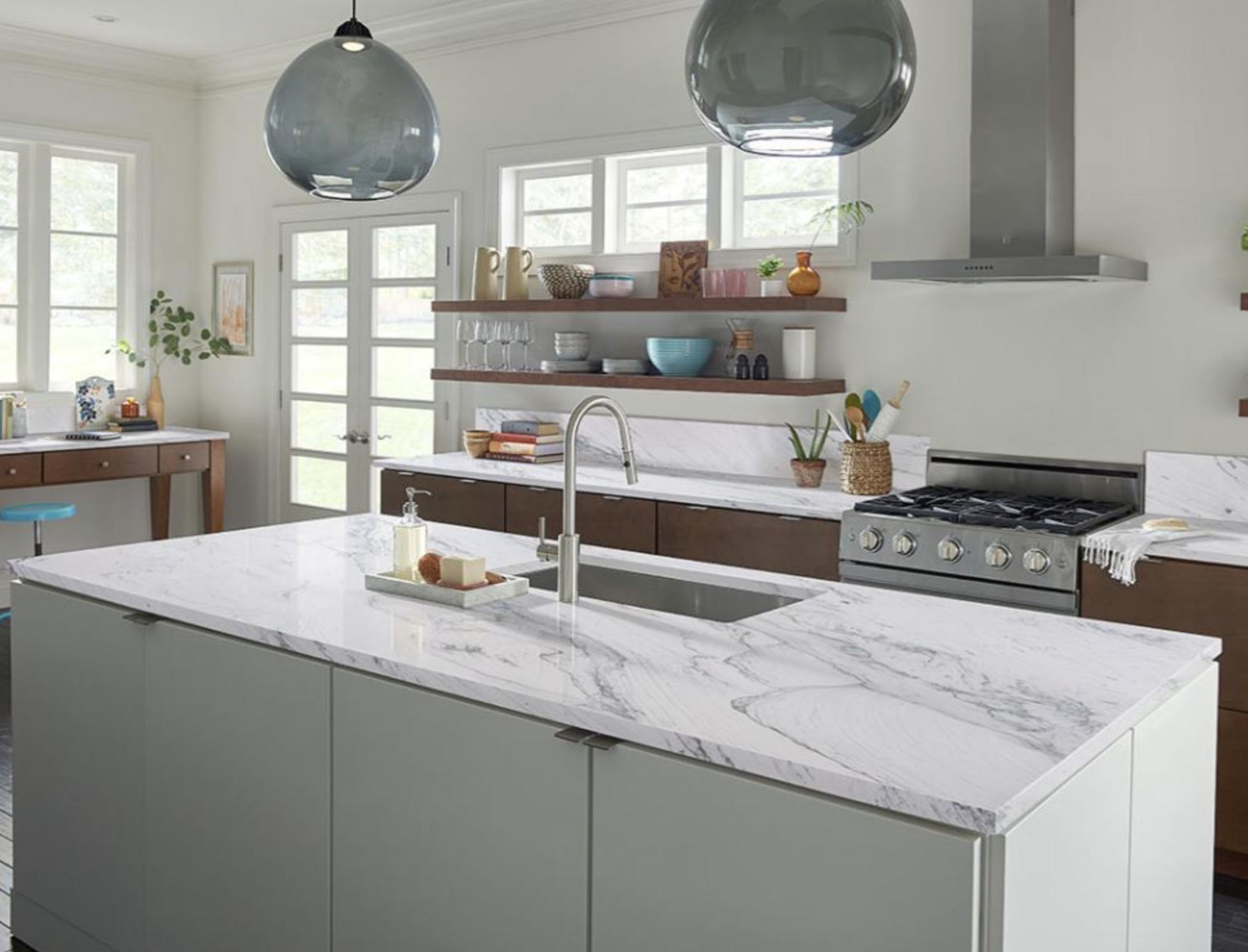 The latest trend in stunning kitchen remodels: quartzite