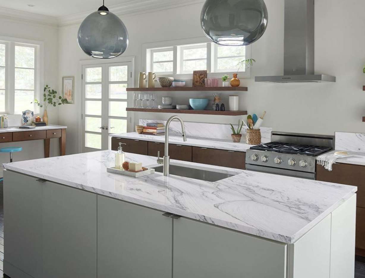 The latest trend in stunning kitchen remodels: quartzite