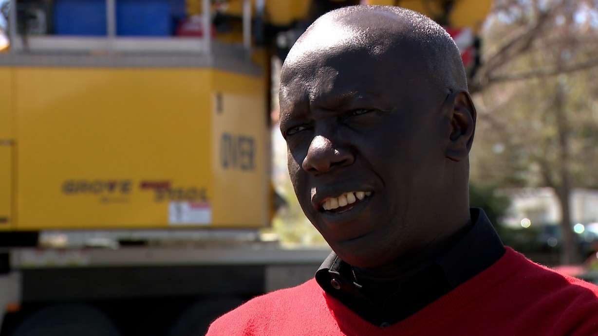 Dr Tino Nyawero said refugee students were amazing and talented. He focuses his research on helping refugees participate in science.