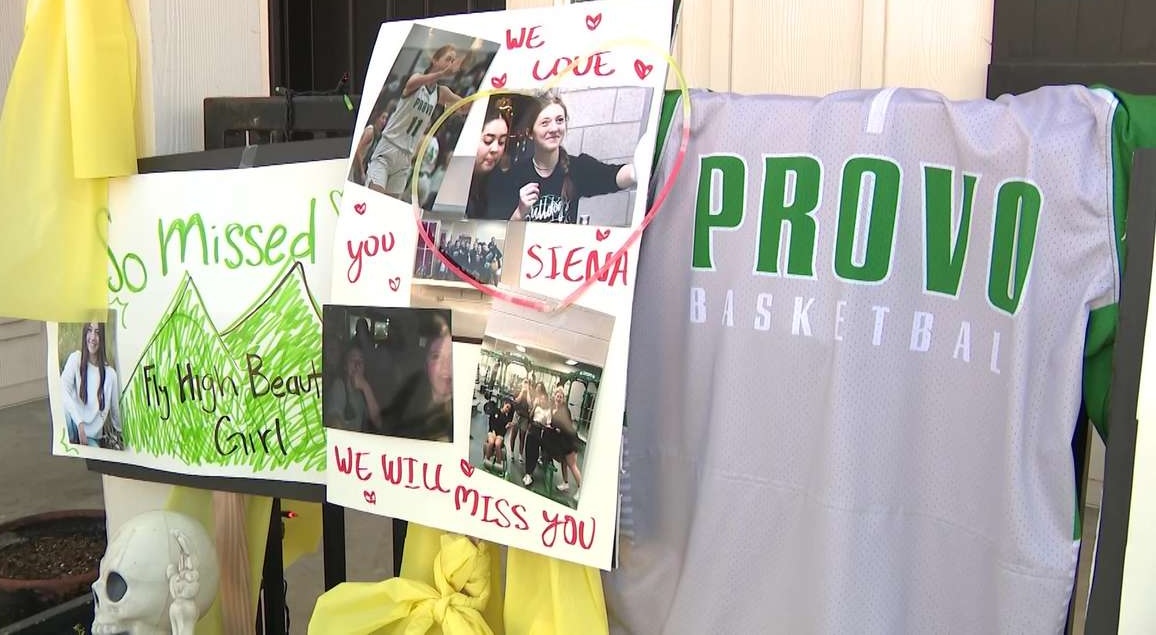 Memorials were made for 17-year-old Siena Schoenrock when she died in October 2023.