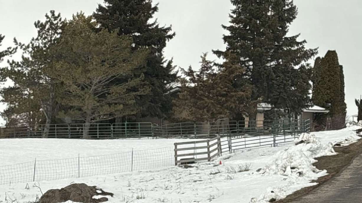 The scene of a home invasion robbery in Bingham County, Idaho, on March 13. The prosecutor says he's never seen anything like this case before.