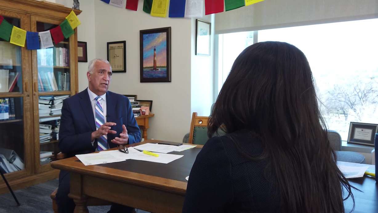 Salt Lake County District Attorney Sim Gill talks about his office’s decision to offer a plea bargain in a rape case. “That was the best outcome we could have,” Gill told KSL.