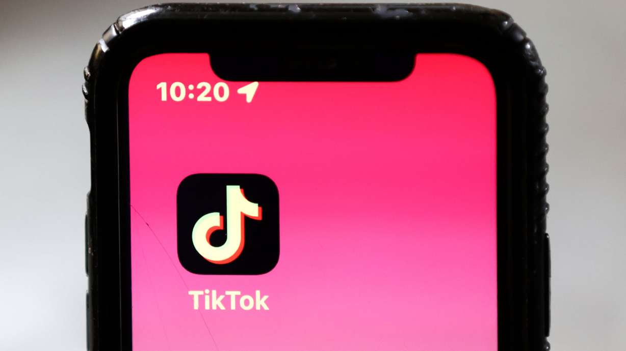 The TikTok app is pictured on an iPhone in Salt Lake City on March 13. It's possible that the Senate could change the bill requiring TikTok to divest from ByteDance by lengthening the time the company would have to complete the forced sale.