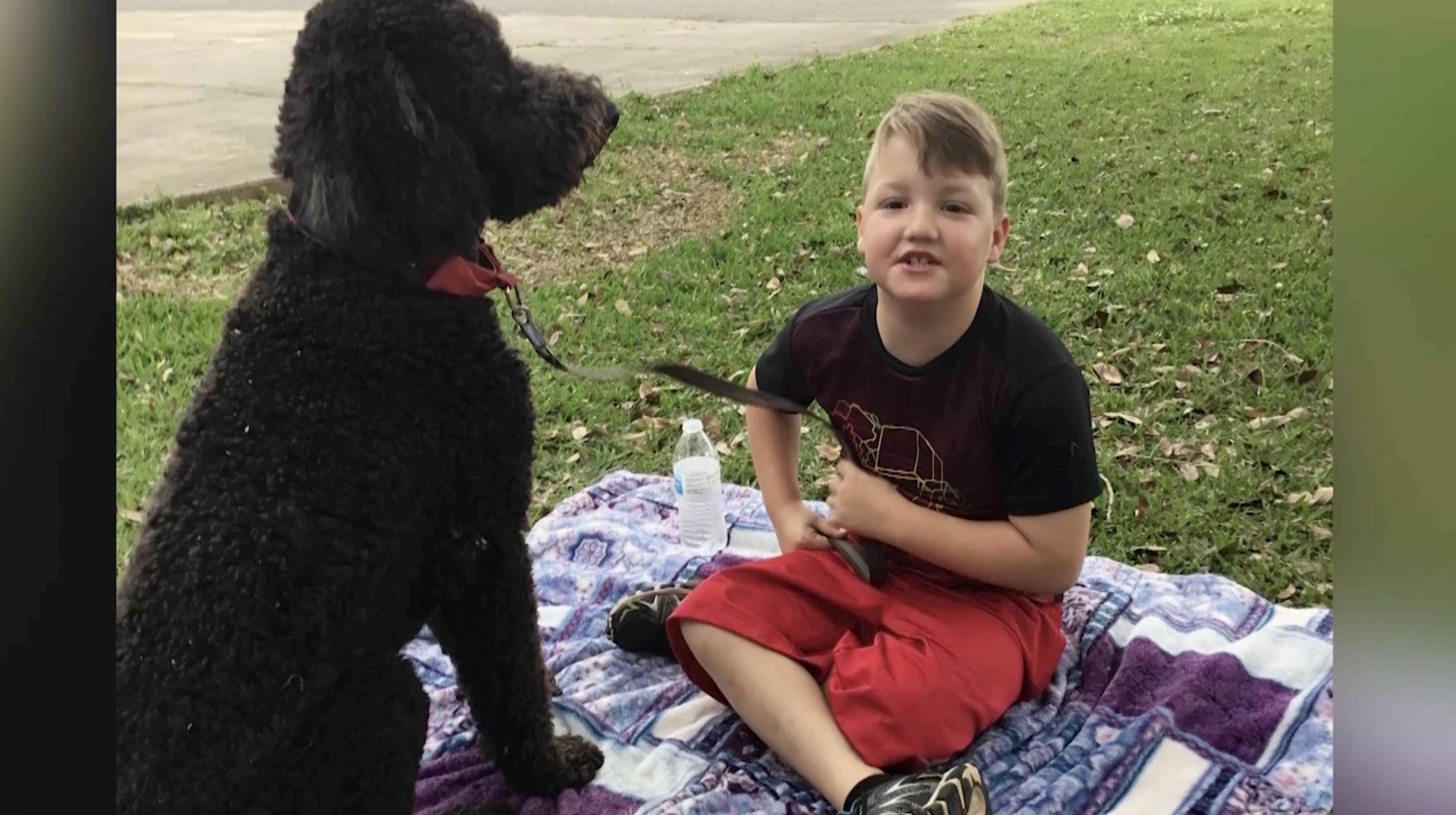 This undated photo shows Joshua "JJ" Vallow, whose body was found buried in Chad Daybell's backyard in June 2020. Daybell is on trial for murder in the deaths of JJ and his older sister, Tylee Ryan.