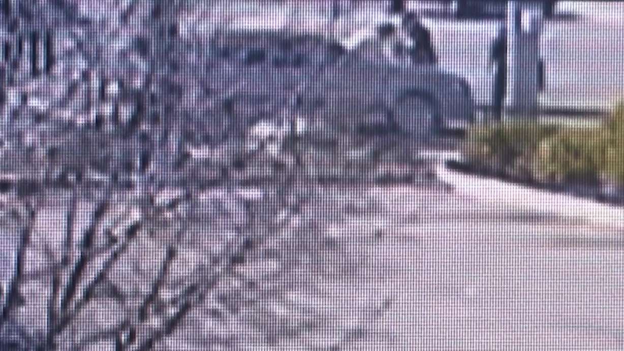 A woman driving the car that hit two children on April 2 in Millcreek gets out of the car and speaks to the family.