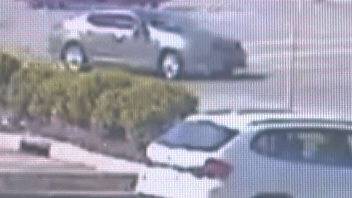 A car drove away after hitting two children in Millcreek on April 2. Police are looking for the driver.