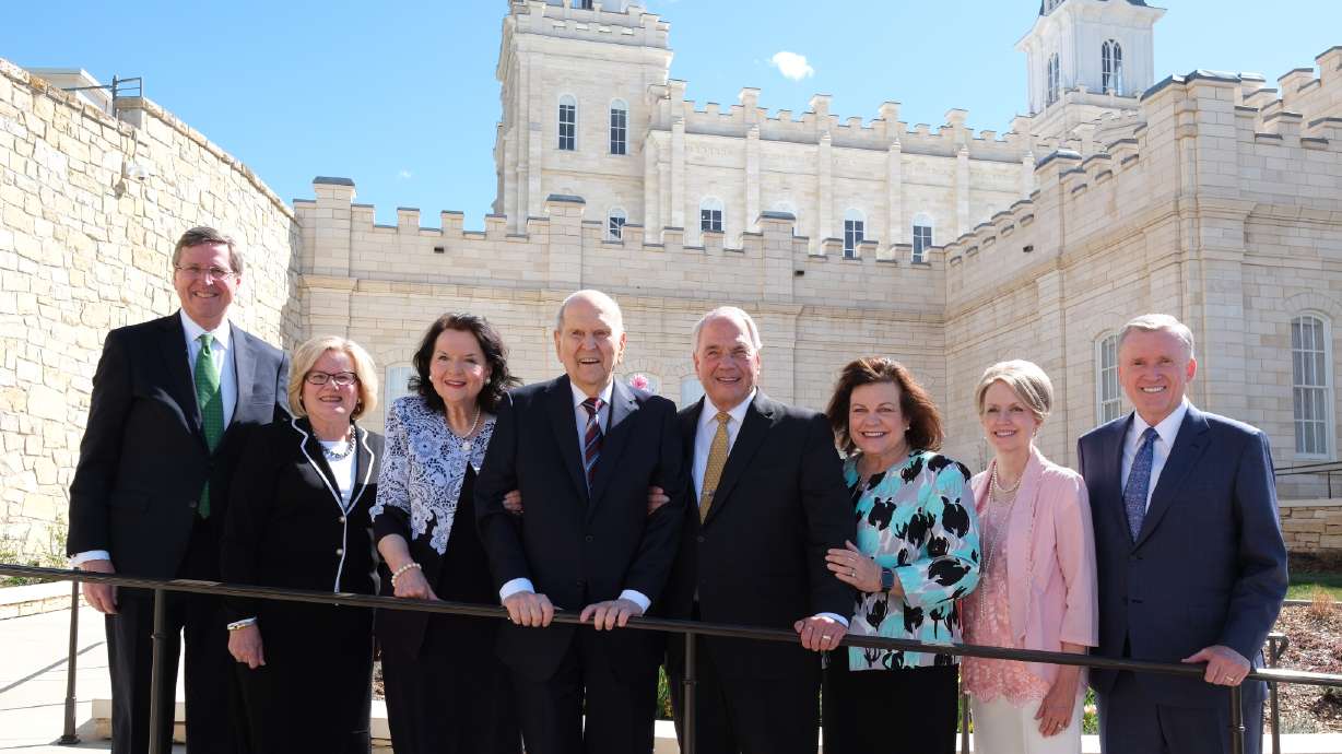 President Russell M. Nelson dedicated the Manti Utah Temple on Sunday.