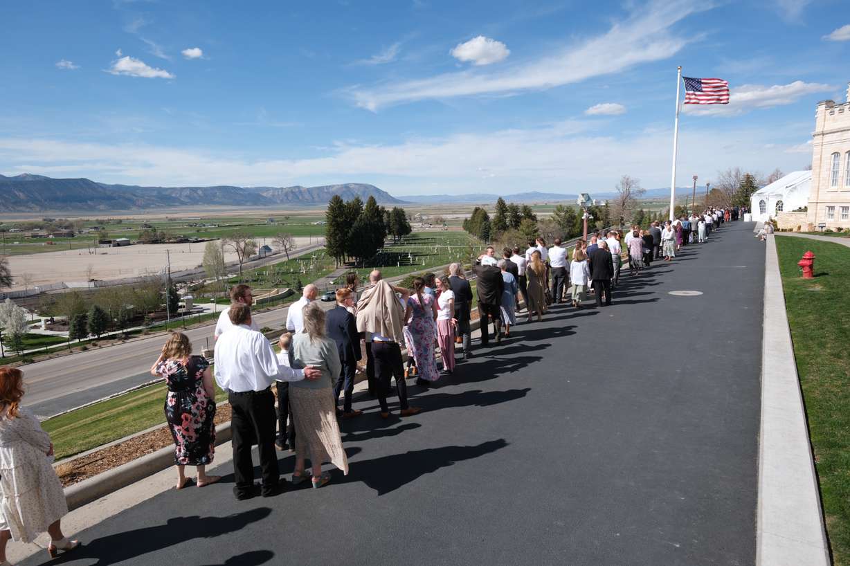 The Manti Utah Temple was rededicated on Sunday by President Russell M. Nelson of The Church of Jesus Christ of Latter-day Saints.