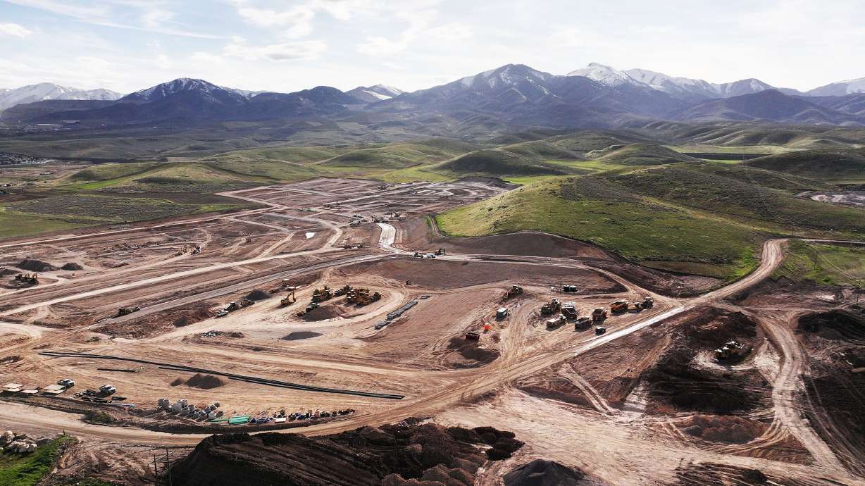 The general area where a new temple of The Church of Jesus Christ of Latter-day Saints in West Jordan will be built is seen on Monday.