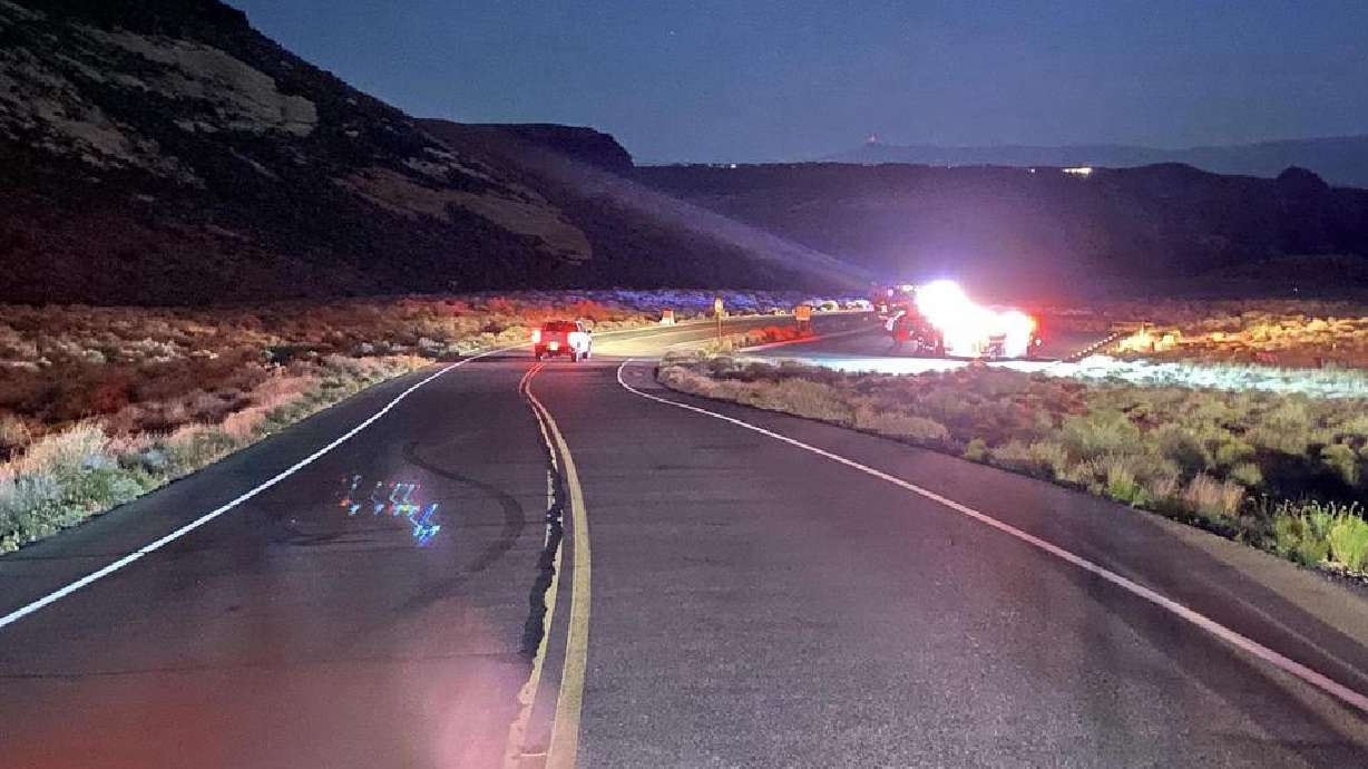 A motorcyclist was critically injured in a crash early Tuesday, in Snow Canyon State Park.