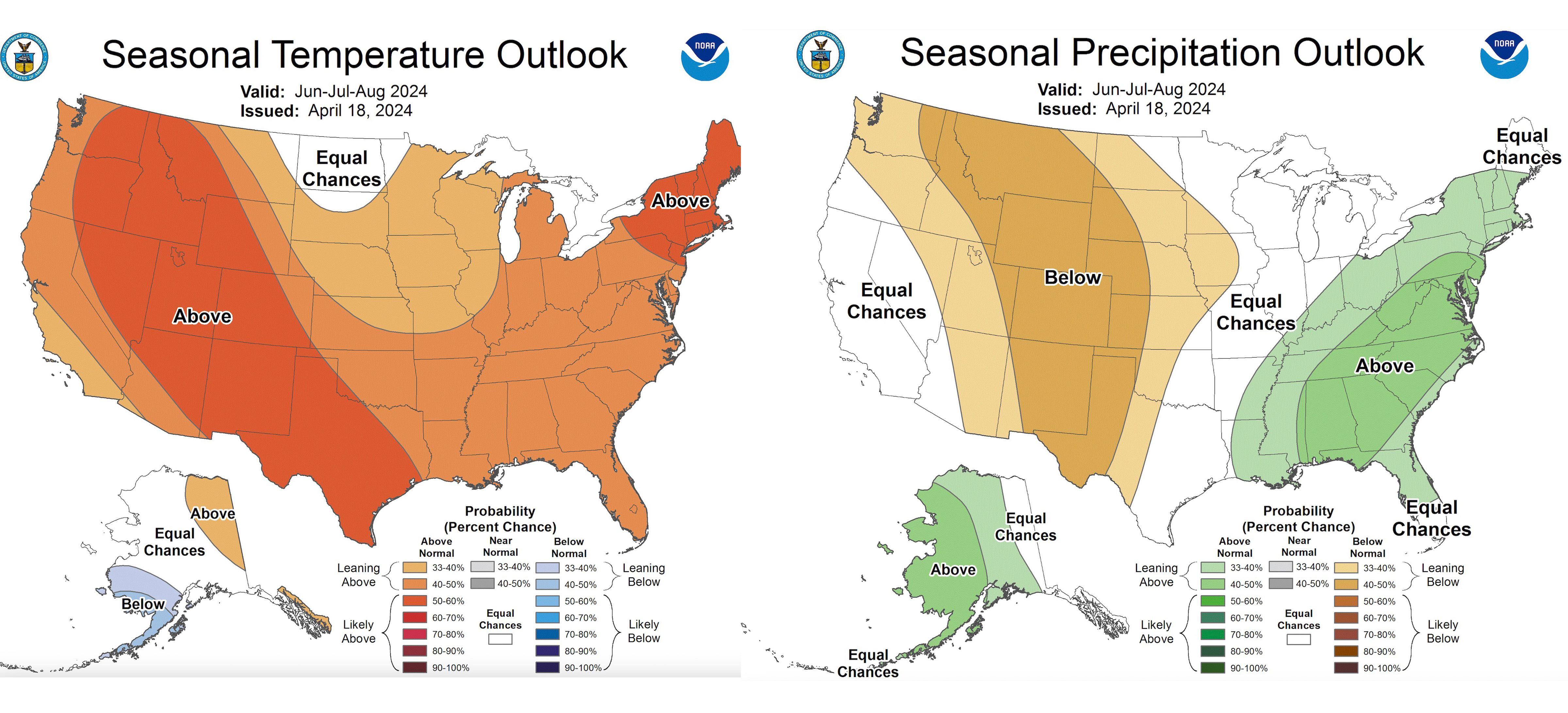 A preliminary outlook for the combined meteorological summer months of June, July and August. A higher probability of hotter and drier conditions is shaping up in Utah.