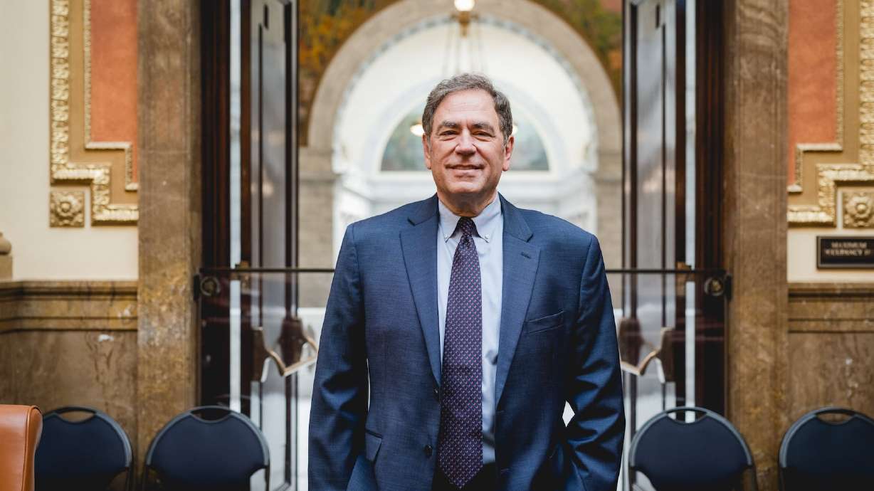 Rep. Brian King, D-Salt Lake City, who is challenging Gov. Spencer Cox in the 2024 governor’s race. King outraised Republican Utah Gov. Spencer Cox in the first few months of 2024.