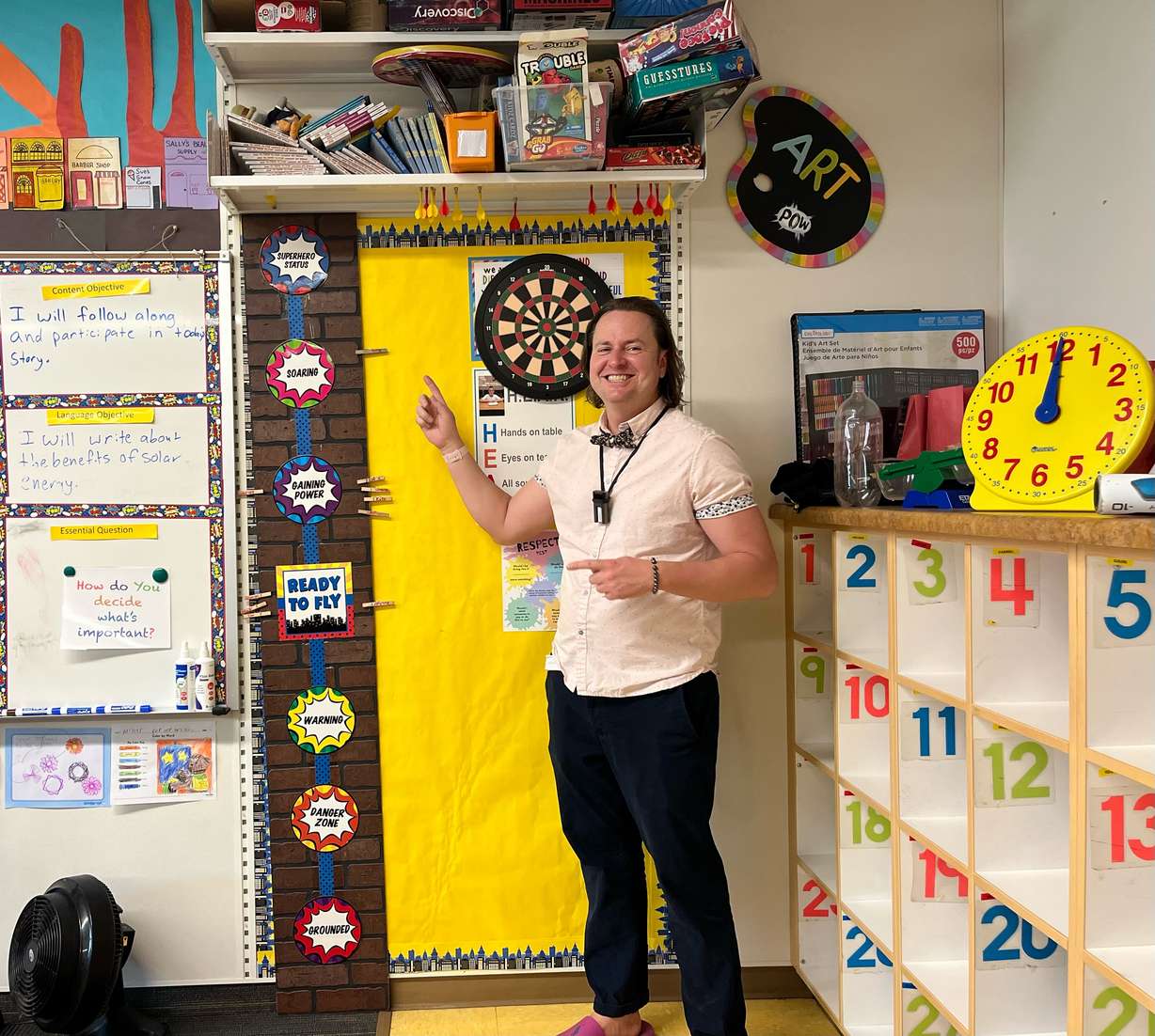 Cole Wilkes, a teacher at Foxboro Elementary School in North Salt Lake, is in the running to become "America's Favorite Teacher," a contest put on by Reader's Digest.