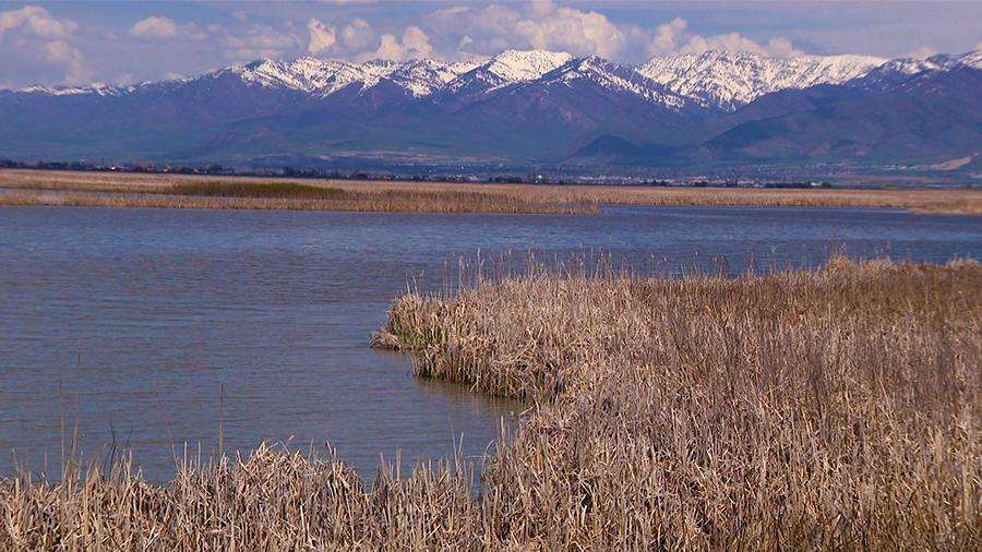 The Bear River in Utah pictured on April 24.