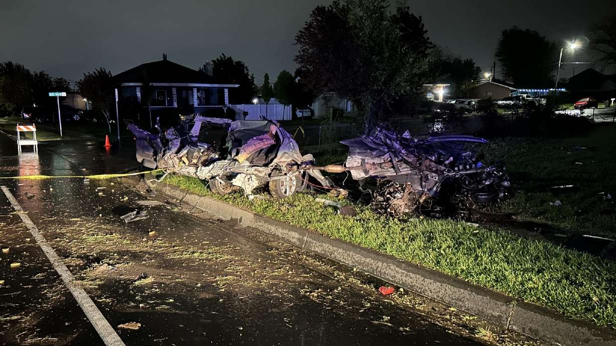 A 27-year-old Springville man suspected in an alleged road rage incident in Spanish Fork was killed early Friday after fleeing from police and crashing into a tree.