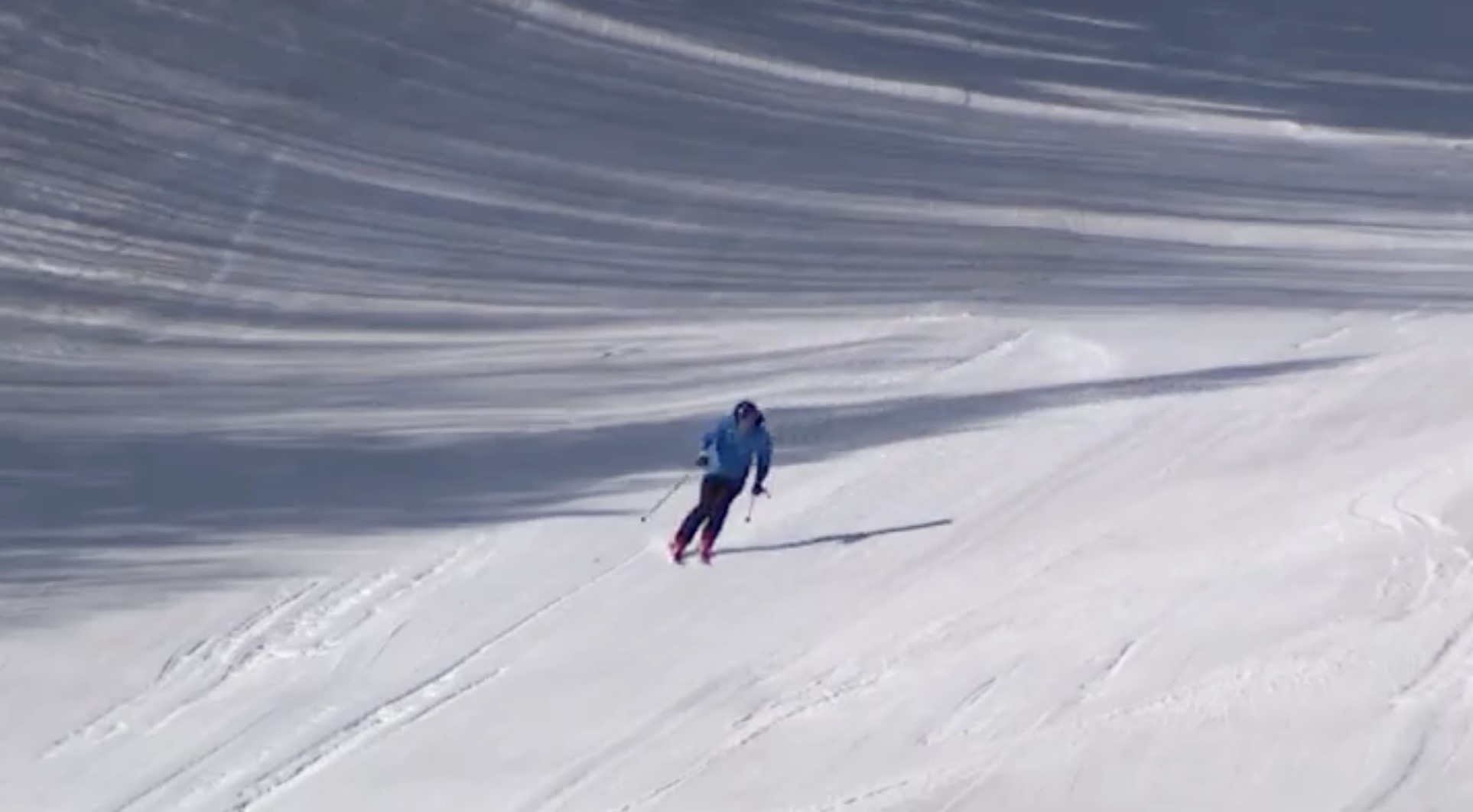 A Utah man is on his way to setting a world record for vertical feet skied in one season on the slopes of Snowbasin.