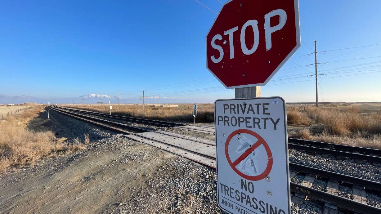 Part of the expanse in western Weber County that would be part of a Utah Inland Port Authority development area, photographed Dec. 31, 2023. Foes worried about the environmental impact are pushing for more study into the plans.