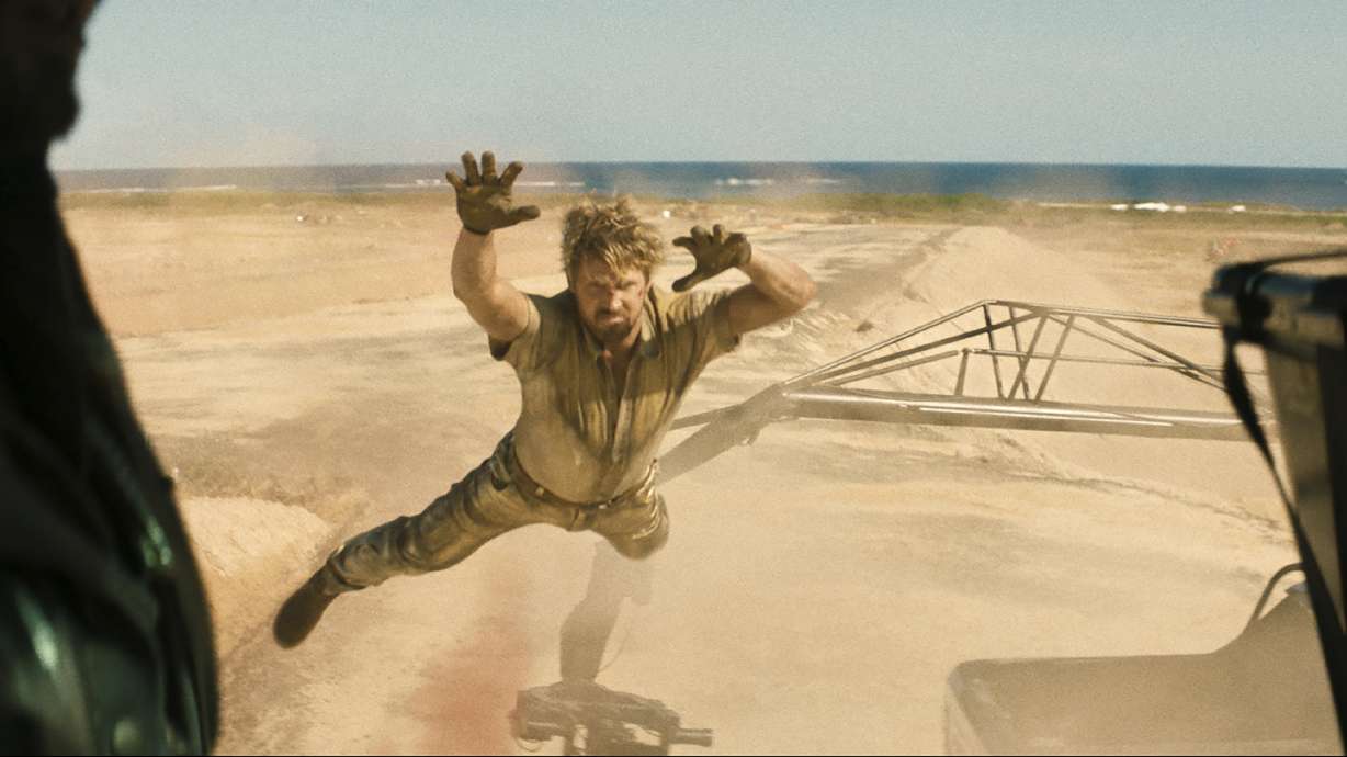 Ryan Gosling in a scene from "The Fall Guy."