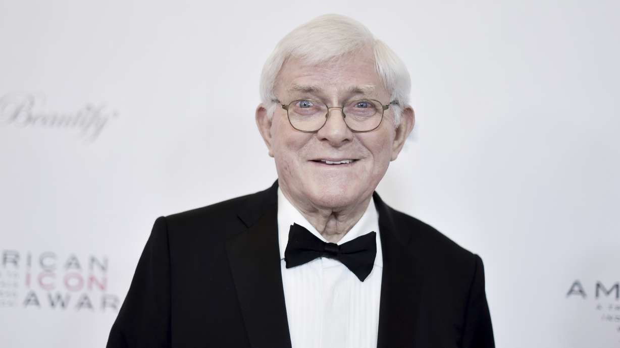 Phil Donahue attends the 2019 American Icon Awards at the Beverly Wilshire Hotel on May 19, 2019, in Beverly Hills, Calif. Donahue, host of "The Phil Donahue Show" for nearly three decades, has died, his family announced on Monday.