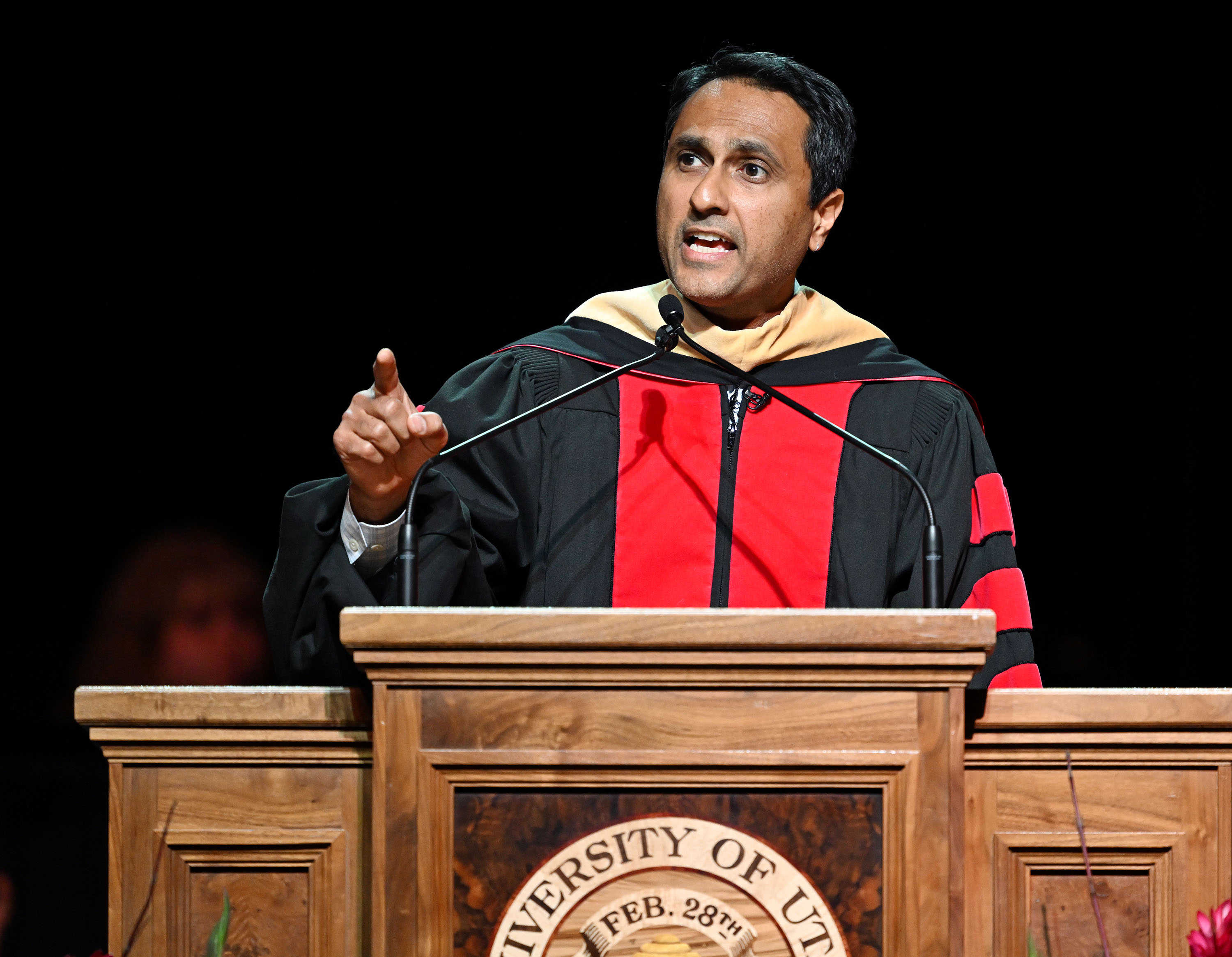 Eboo Patel, founder and president of Interfaith America, is the commencement speaker at the University of Utah in Salt Lake City on Thursday.