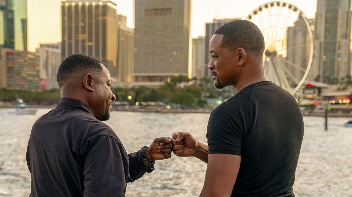 Martin Lawrence and Will Smith in a scene from "Bad Boys: Ride or Die."