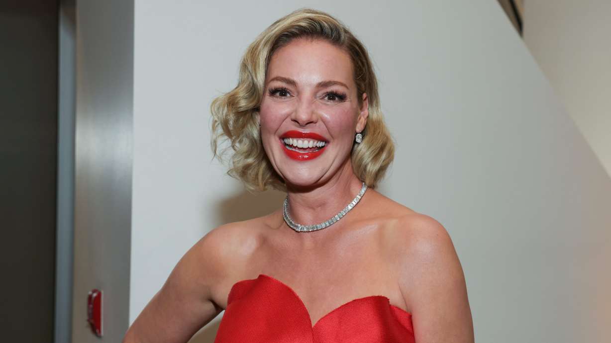 Katherine Heigl appears on Jan. 15 at the Peacock Theater in Los Angeles. Heigl decided to raise her family outside of Hollywood, swapping the fast-paced lifestyle for small-town living in Summit County.