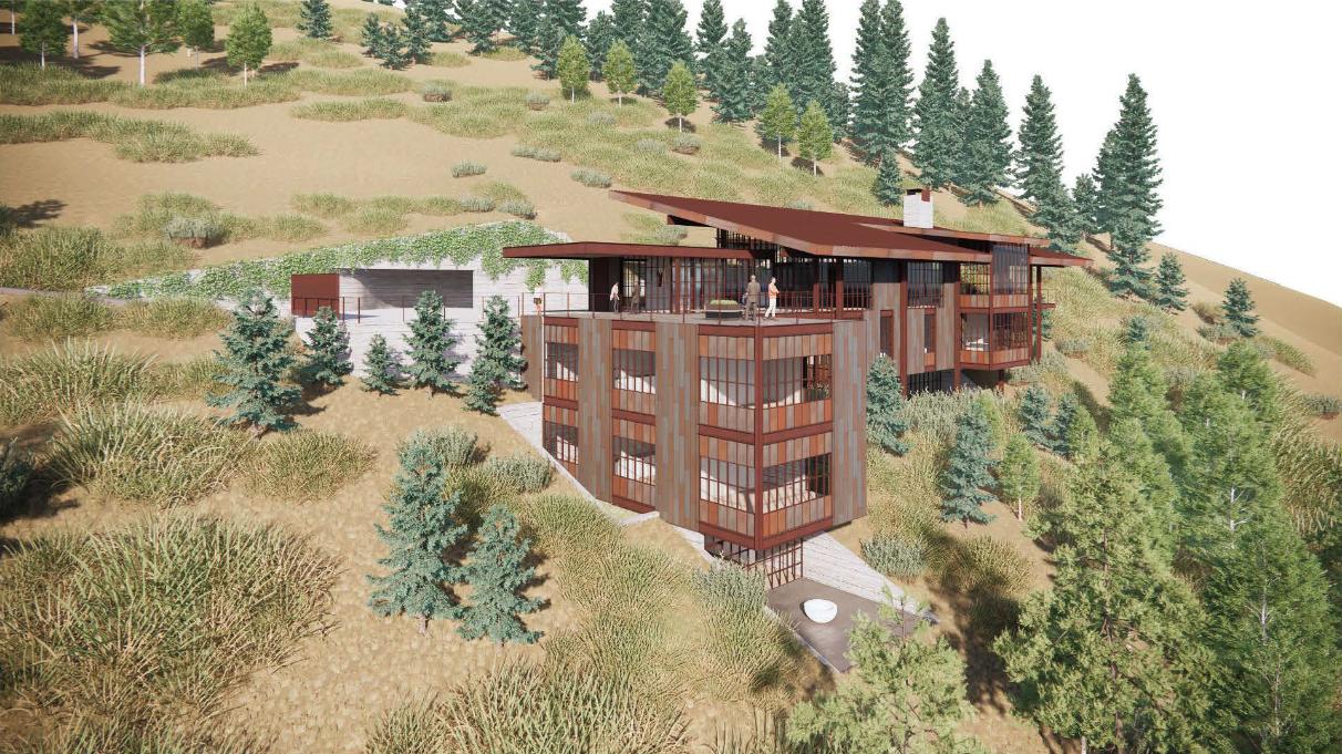 A rendering of Matthew and Tatiana Prince's proposed house that has stirred up controversy in the Old Town neighborhood of Park City.