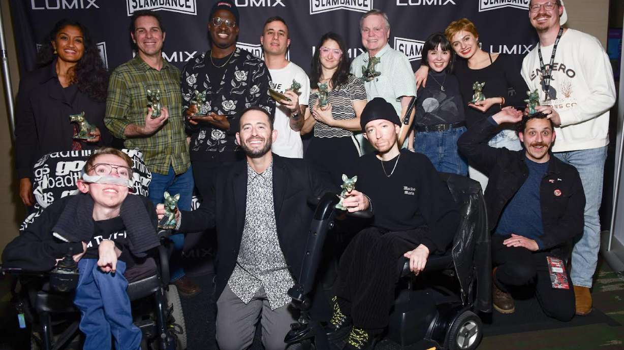 Award winners pose in an undated photo at the 30th anniversary of Slamdance this January in Park City, which was also the festival's last year in Utah before moving to Los Angeles. Slamdance announced it is moving after 30 years in Utah.