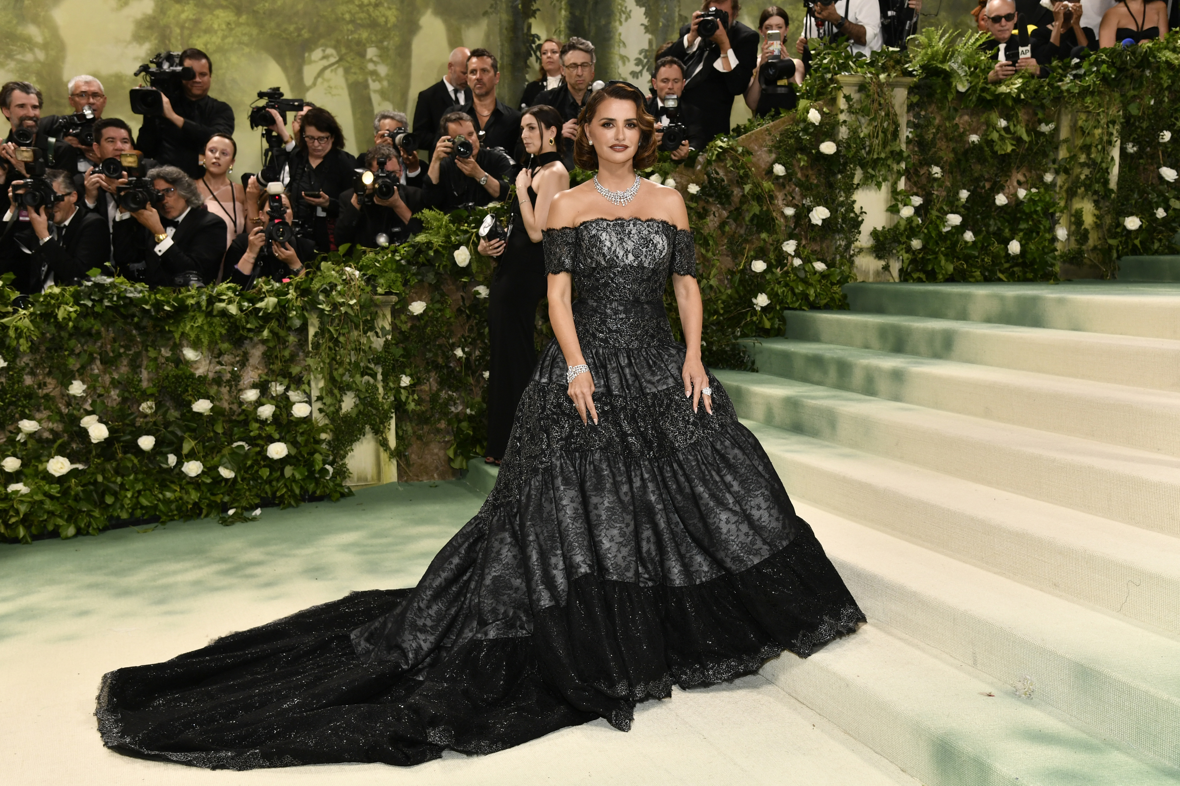 Penelope Cruz attends The Metropolitan Museum of Art's Costume Institute benefit gala celebrating the opening of the "Sleeping Beauties: Reawakening Fashion" exhibition on Monday in New York.