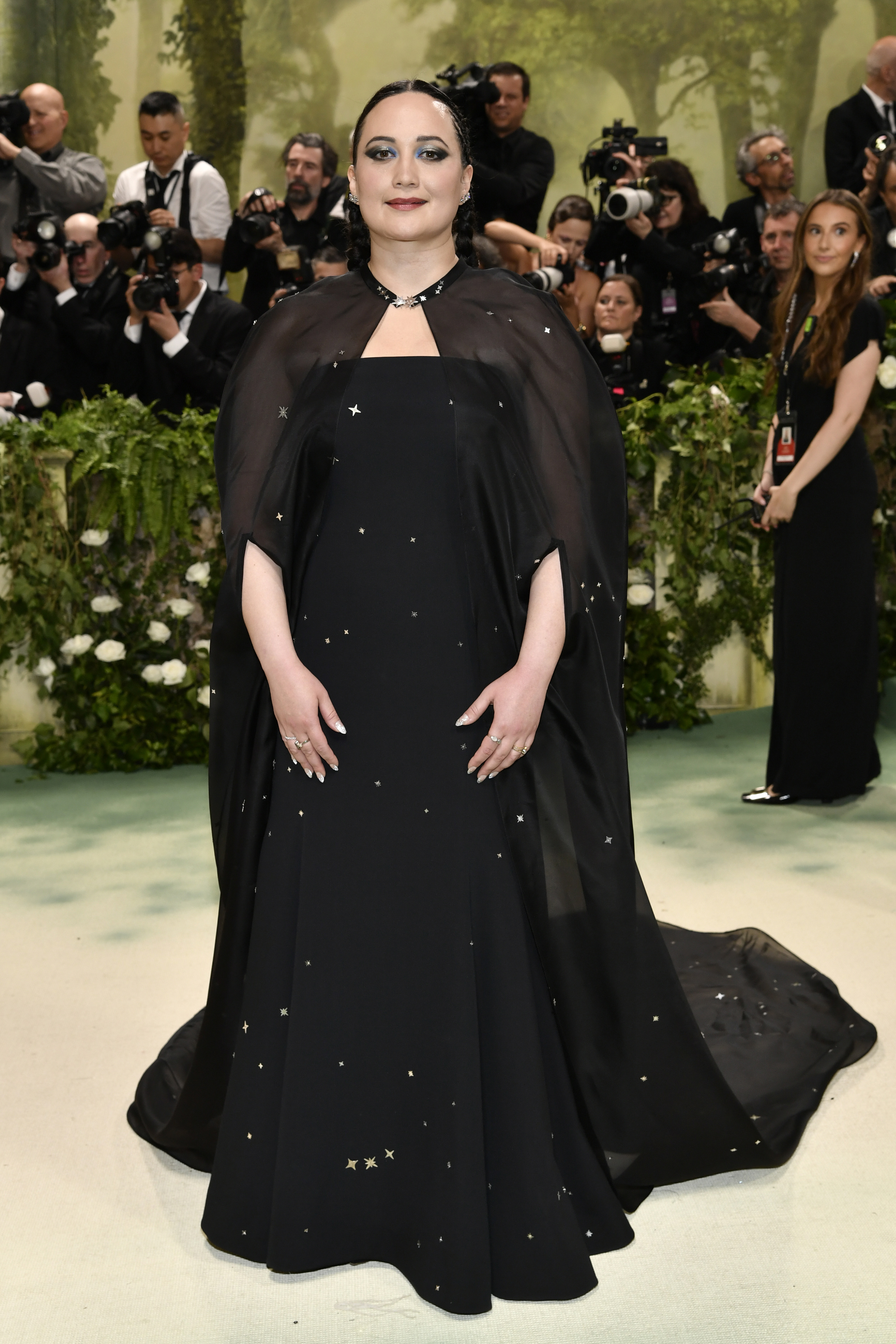 Lily Gladstone attends The Metropolitan Museum of Art's Costume Institute benefit gala celebrating the opening of the "Sleeping Beauties: Reawakening Fashion" exhibition on Monday in New York.