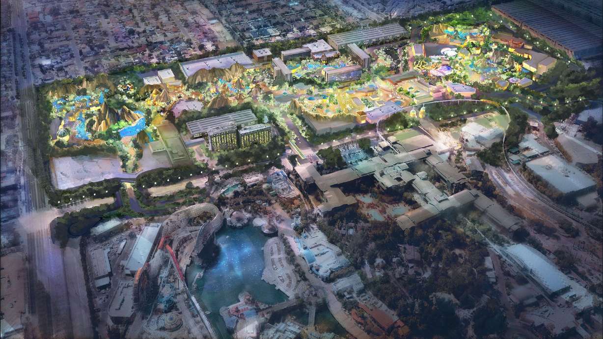 Rezoning Disney property in southern California means there will be more room for themed lands and attractions.