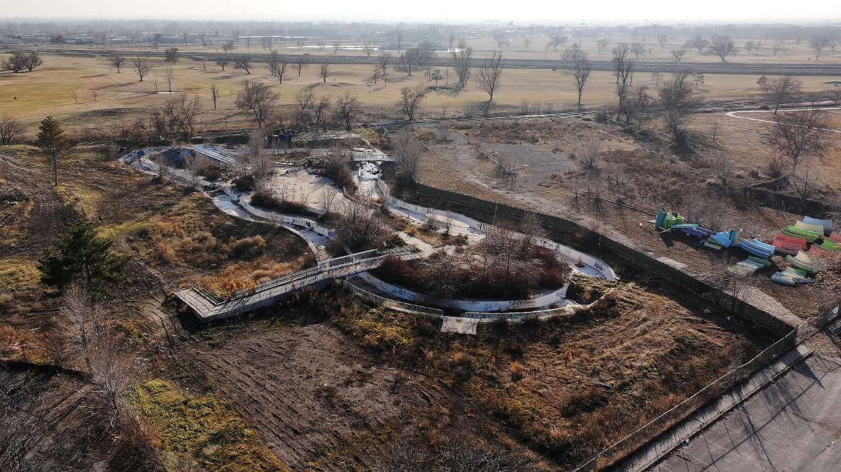 The Glendale Park site pictured on Jan. 30. The site was picked for Salt Lake City's next "iconic" public art installation.