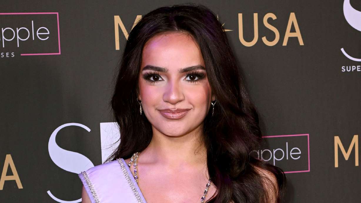 UmaSofia Srivastava is seen here in New York City on Feb. 10. Srivastava relinquished her Miss Teen USA crown on Wednesday.
