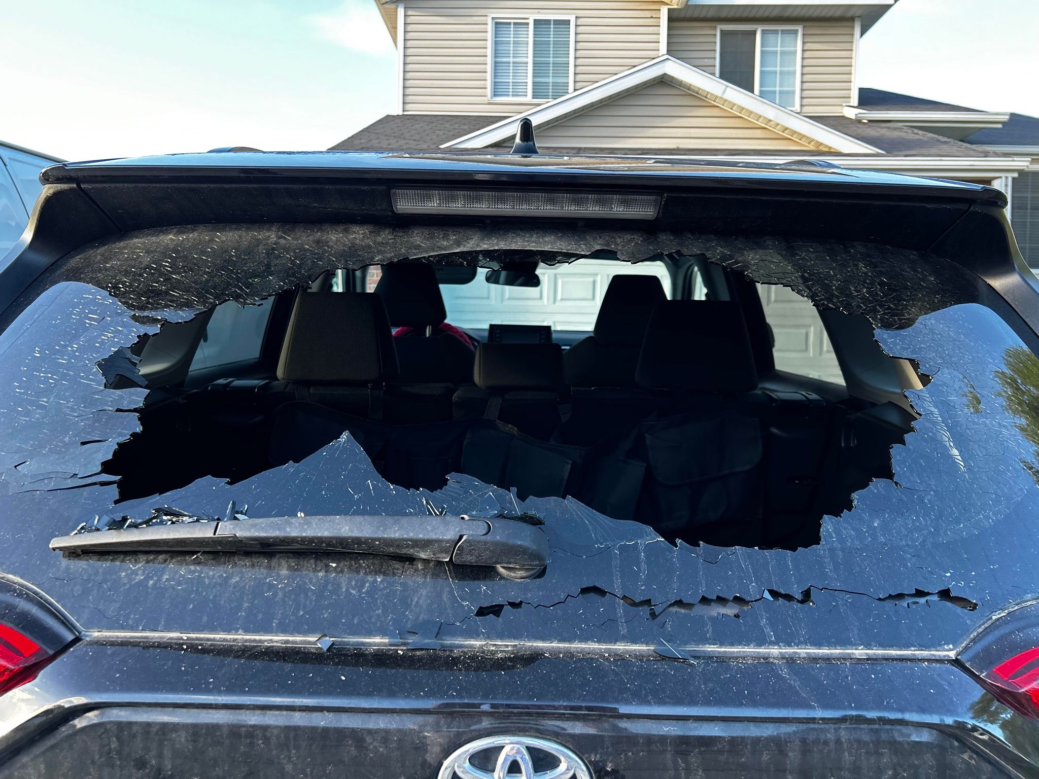 Several vehicles in Magna were hit by vandals near Matheson Junior High this week.