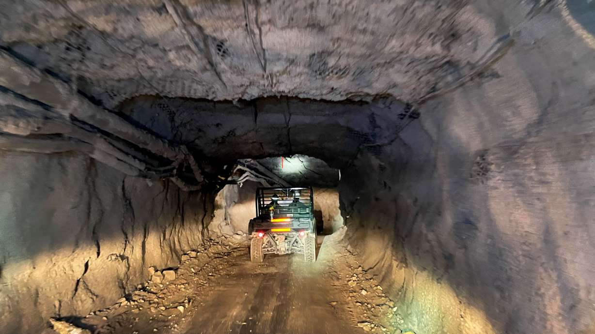 Energy Fuels miners enter the La Sal mine complex in San Juan County on Nov. 7, 2023. President Joe Biden signed into law a ban on exports of Russian uranium into the United States.