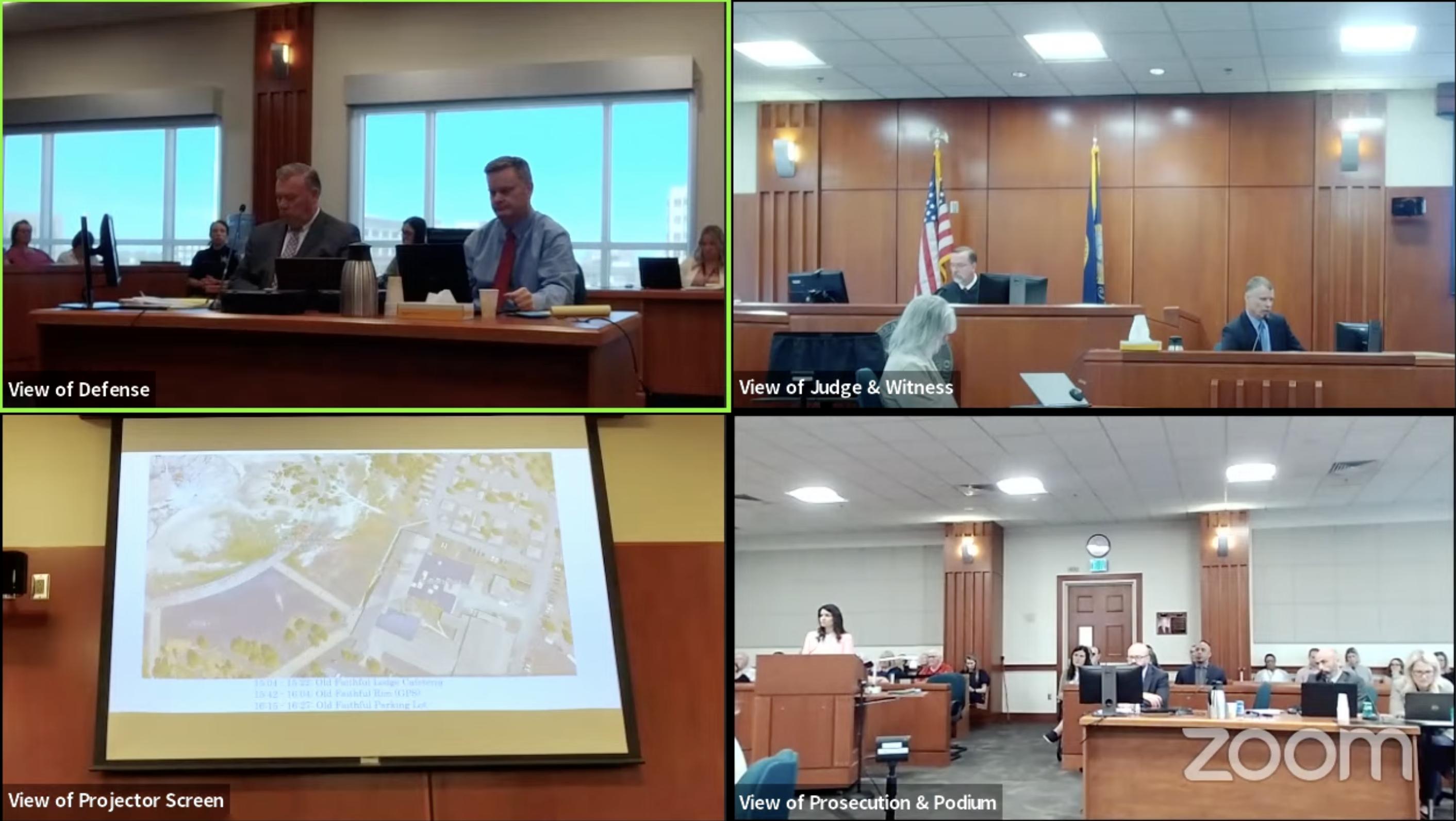 Rick Wright, an FBI special investigator, testifies during Chad Daybell's murder trial in Boise on Tuesday. Daybell is charged with the murders of his wife, Tammy Daybell, and his new wife's children, JJ Vallow and Tylee Ryan.