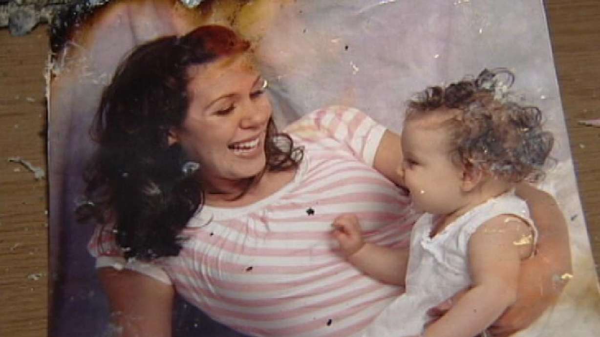 Relative of explosion victim promoting gas detection devise