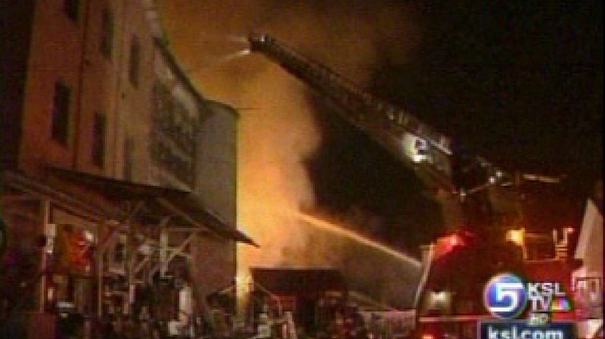 Fire burns historic flour mill in American Fork