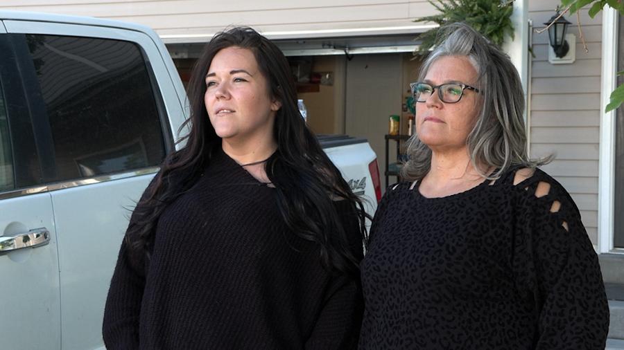 Hillarie Siliga, left, and Gretchen Lowe said a 4-year-old child was forgotten and left alone inside a school transportation van. The mother and grandmother are concerned about safety after the incident and spoke to KSL-TV on Wednesday.