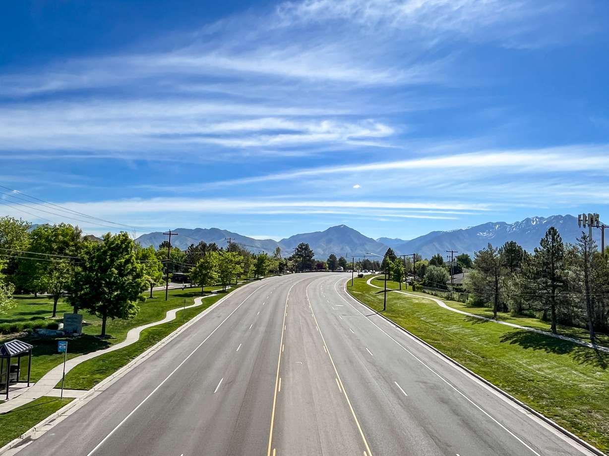 A view over 3900 South in Salt Lake County. Utah Department of Transportation officials say a trail along the road will ultimately provide an alternate form of transportation for the communities in the area like South Salt Lake, Millcreek and Taylorsville.