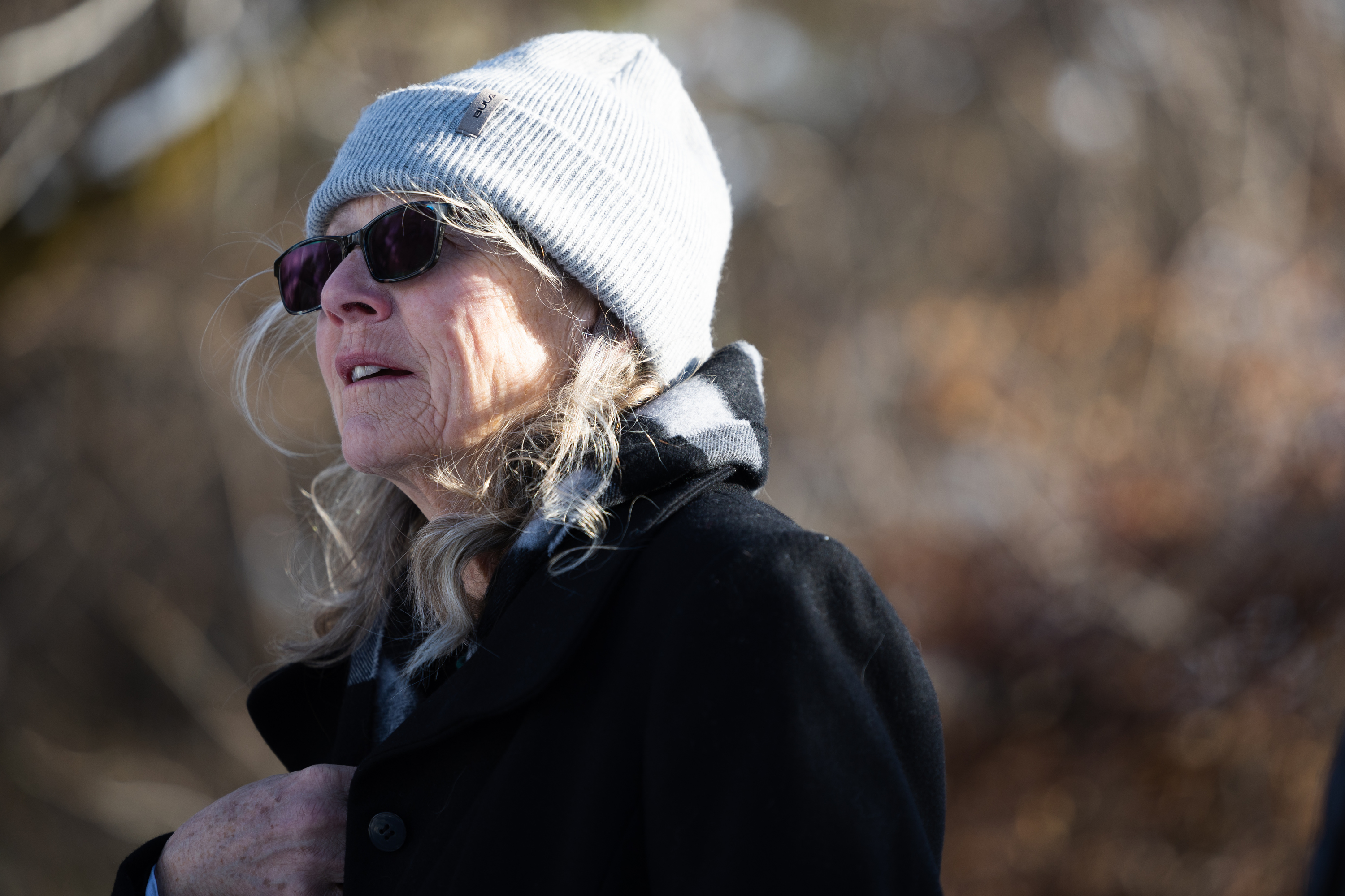 Ann Marie Herpich, younger sister of Jordan Rasmussen, remembers her brother at Wasatch Lawn Memorial Park and Mortuary in Millcreek on March 5, 2023.