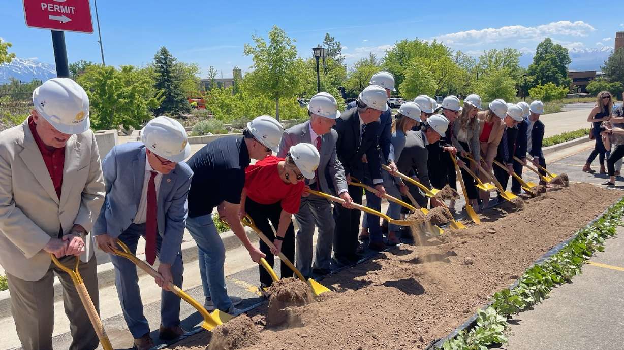 University of Utah and state leaders broke ground on the $194 million John and Marcia Price Computing and Engineering Building on Thursday in Salt Lake City.