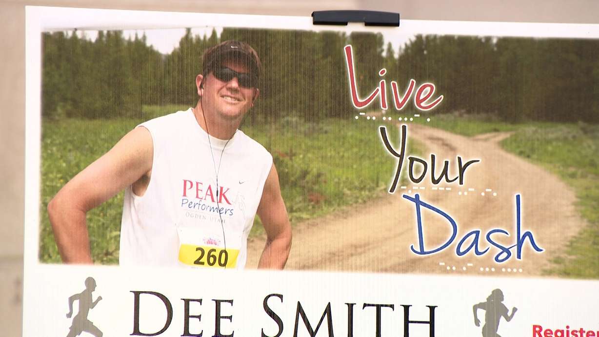 Poster for "Live Your Dash 5K and fun run" in honor of Dee Smith.