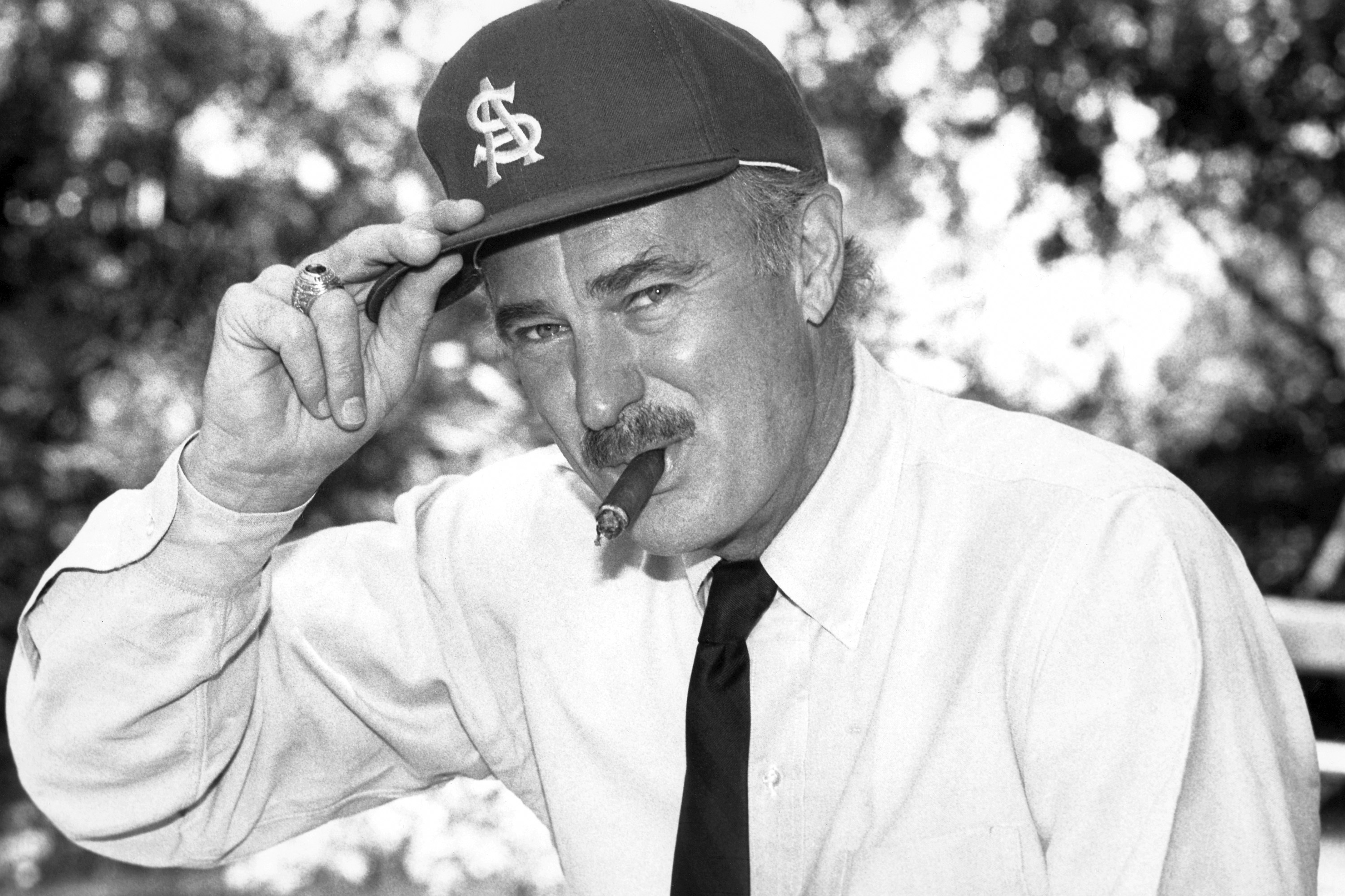 Actor Dabney Coleman appears in Los Angeles on Nov. 14, 1988. Coleman, the mustachioed character actor who specialized in smarmy villains died Thursday his daughter told The Hollywood Reporter. He was 92.