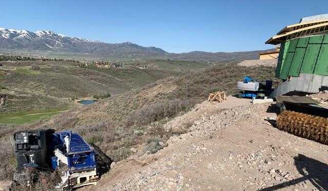 First responders were called to a construction accident in Park City Saturday morning, where a crane crushed a worker.